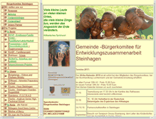 Tablet Screenshot of buergerkomitee-steinhagen.de